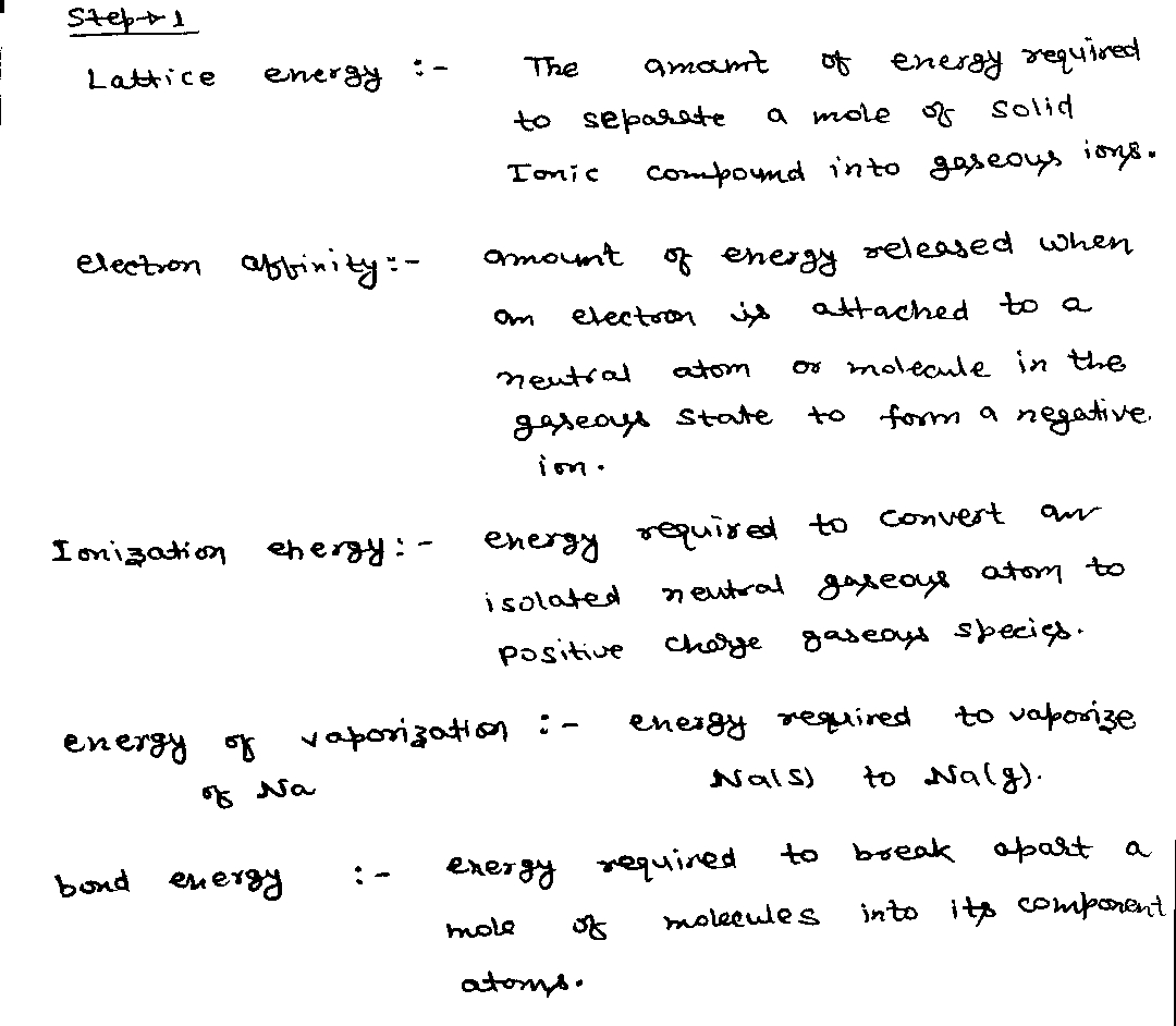 Chemistry homework question answer, step 1, image 1